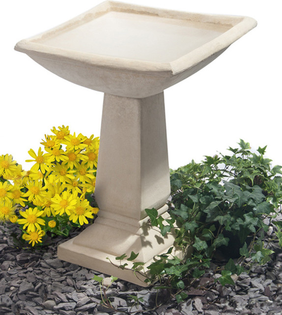 Hatfield Cast Stone Bird Bath H51cm