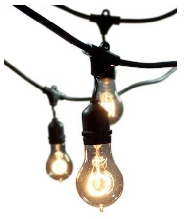 String Light 48 Foot 15 Light Kit - Modern - Outdoor Rope And String Lights - by Lightology