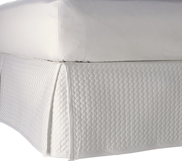 Penelope Quilted Bedskirt Queen Traditional Bedskirts by FRONTGATE