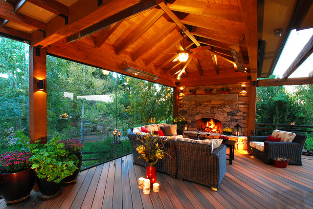deck outdoor living room