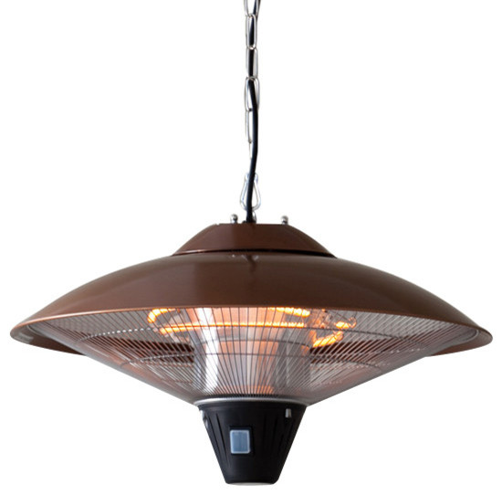 Fire Sense 60660 Hanging Copper Finish Halogen Patio Heater