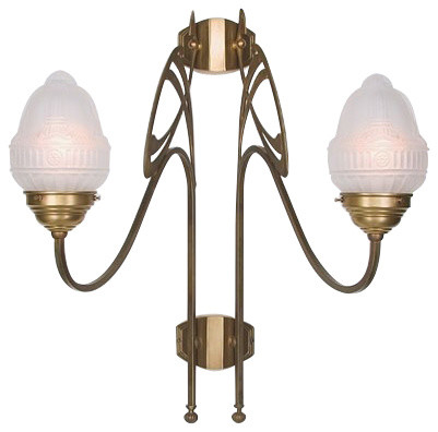 Berlin Brass lamps AD266-113gsB Wall Sconce - Modern - Wall Lights - by Interior Deluxe