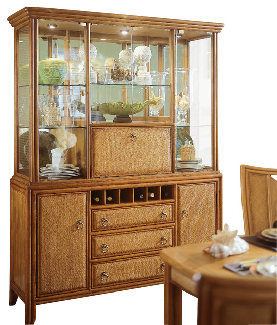 American Drew Antigua China Complete in Toasted Almond Traditional