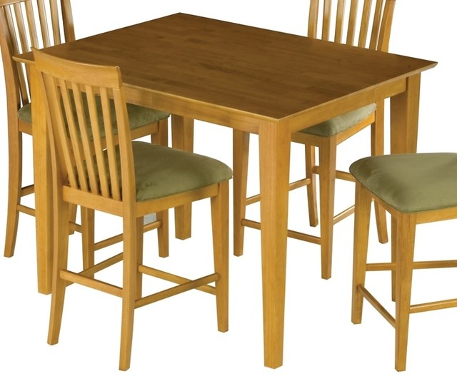 Shaker Pub Table in Solid Hardwood (36 in. W contemporaryindoorbistro