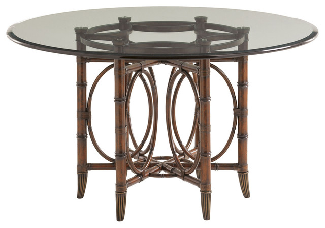 Tommy Bahama Home - Landara - Coral Sea Rattan Dining Table - Base Only