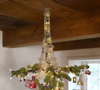 Eiffel Tower Tree Topper - Contemporary - Christmas Ornaments - by