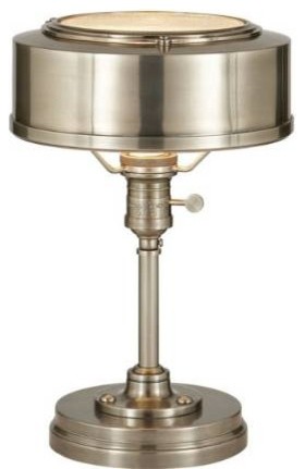 Visual Comfort TOB3197AN Thomas O Brien Henley 1 Light Table Lamp in Antique Nic - Modern ...