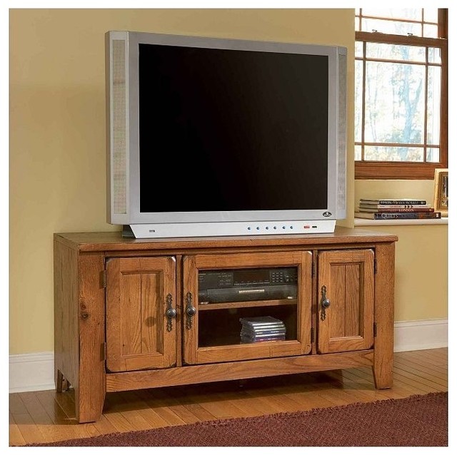 Broyhill Attic Heirlooms 60" TV Console in Natural Oak 359782S