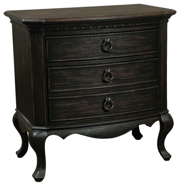 Bellagio 2 Drawer Curved Leg Nightstand 11868 Contemporary