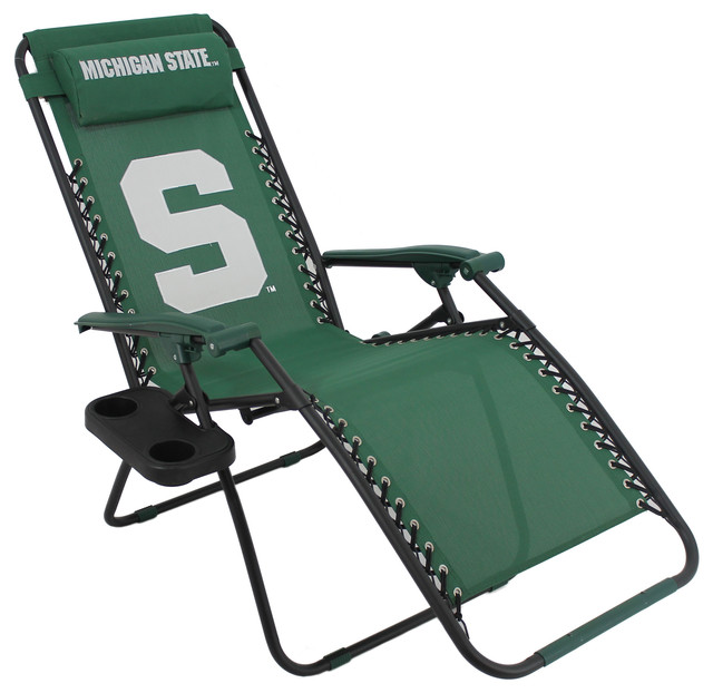 Michigan State Spartans Zero Gravity Chair Contemporary Outdoor