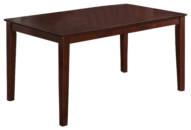 Capri Rectangular Dining Table 36"X60" With Solid Wood Top