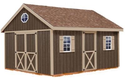 Easton 12 ft. x 20 ft. wood storage shed kit