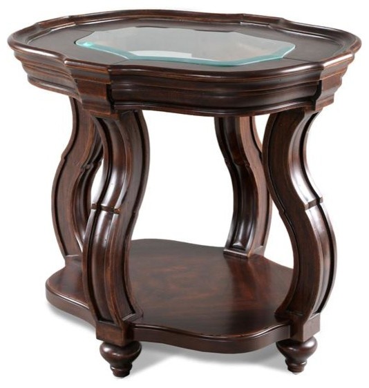 Magnussen Isabelle Oval End Table Victorian Side Tables And End