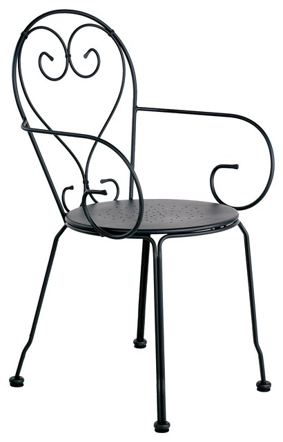 Flores Metal Armchair - Contemporary - Garden Dining Chairs - other