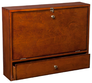 Holden Wall-Mount Laptop Desk - Traditional - Desks And Hutches - by Shop Chimney