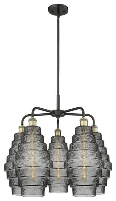 Innovations Cascade Chandelier Antique Brass Industrial