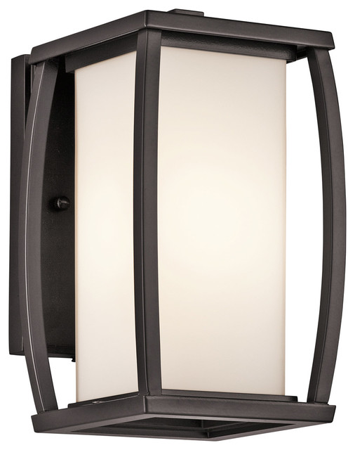 Kichler Lighting 49336AZ Bowen Bronze Outdoor Wall Sconce