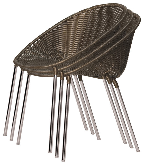 Eclectic Outdoor Boston Kenneth Cobonpue Dimple Stacking Armchair eclectic-outdoor-lounge-chairs