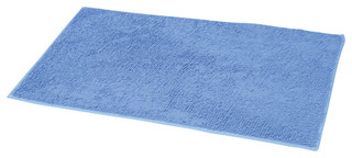 Nylon Polyester Blue Bathroom Bath Rugs 15