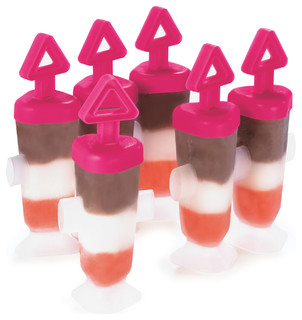 Cuisipro Snap Fit Triangle Pop Mold Set - Contemporary - Popsicle 