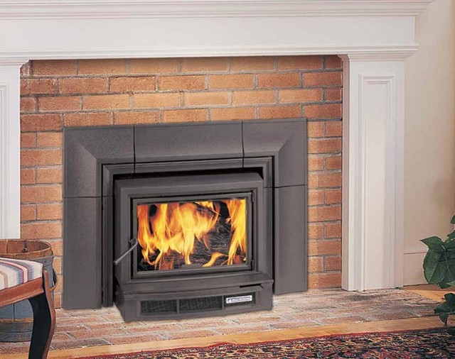 Hearthstone Soapstone Wood Insert Living Room by Mace Energy Supply