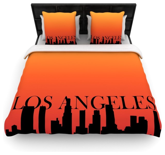 Similiar Black And Orange Duvet Cover Keywords Orange Black Fleece Duvet Cover Queen 88 X88 Contemporary