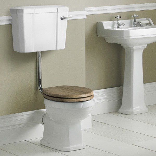 Old London Richmond White Low Level Traditional Toilet Traditional