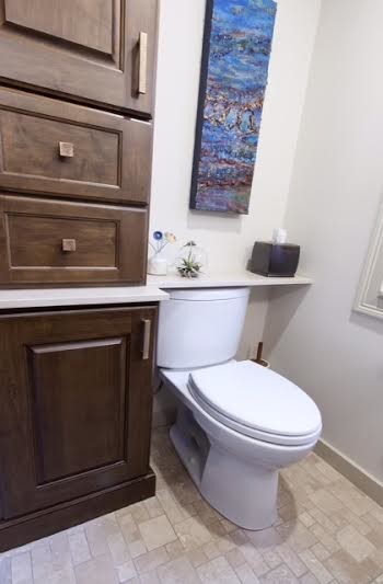 Ugly Pink Bath gets a Make Over! - Eclectic - Bathroom - boston - by ...