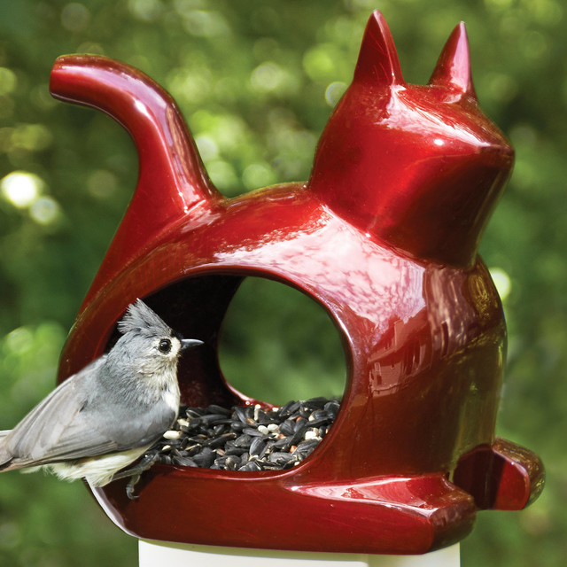 enchanted cat bird feeder ruby modern books enchanted cat bird feeder ruby modern books
