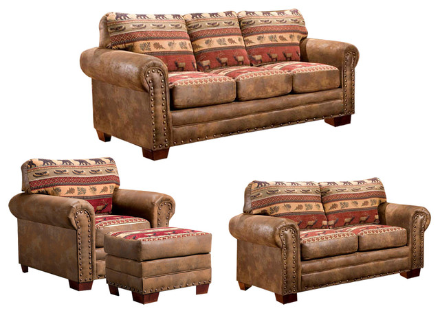 the lodge collection living room furniture