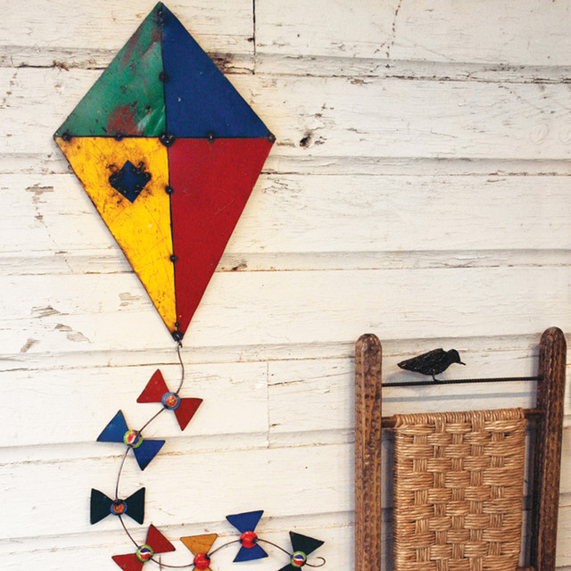 Junkyard Wall Kite Hanging Eclectic Nursery Decor Atlanta by