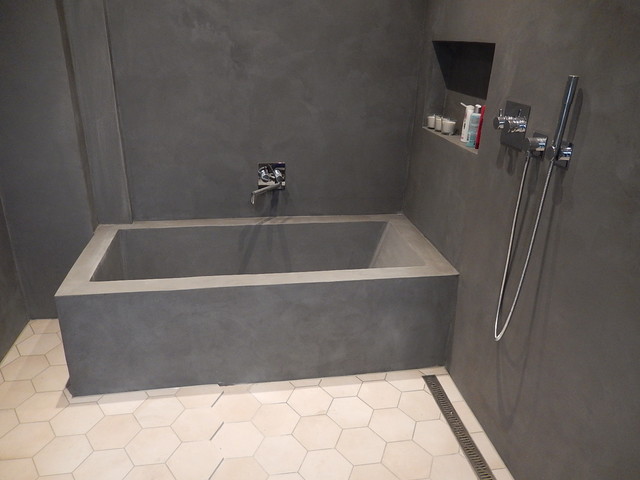 Mikrosement baderom micro cement bathroom scandinavian other ...