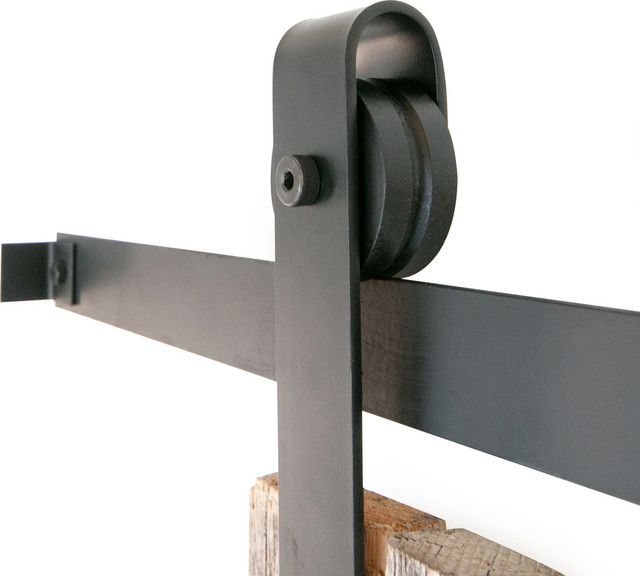 Classic Sliding Barn Door Closet Hardware, Oil Rubbed Bronze, 5ft