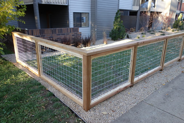 Welded Wire Fence - Contemporary - denver - by Turner Custom Frames and