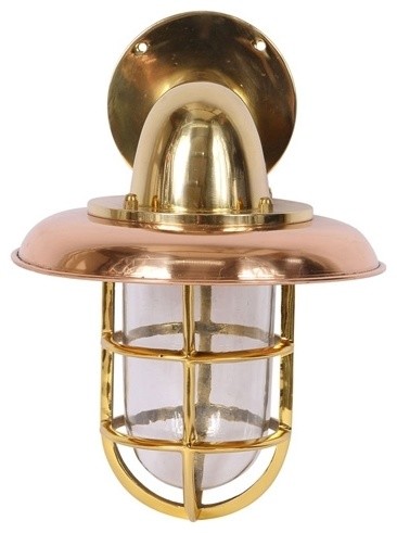 Copper and Brass Ships Wall Mounted Lamp - Contemporary - Wall Lights - london - by Lagoon
