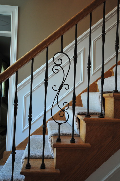 Wrought Iron Scroll Balusters