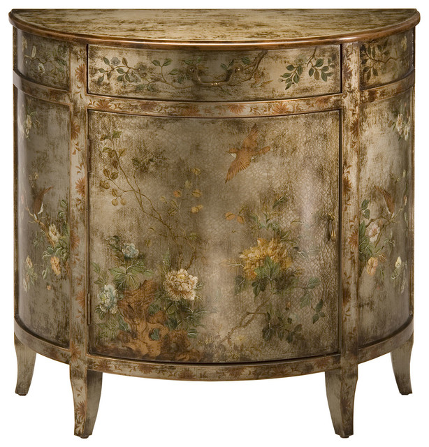HandPainted Antiqued Traditional Accent Chests And
