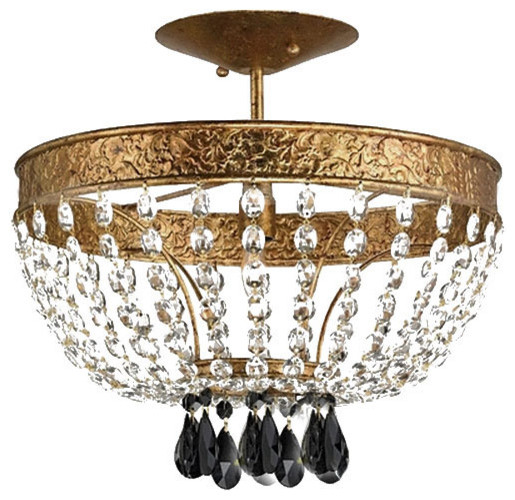 Antique Copper and Crystal Chandelier Rustic Chandeliers new