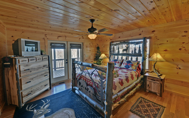 Blue Ridge Georgia Cabins - Traditional - Bedroom - atlanta - by ...