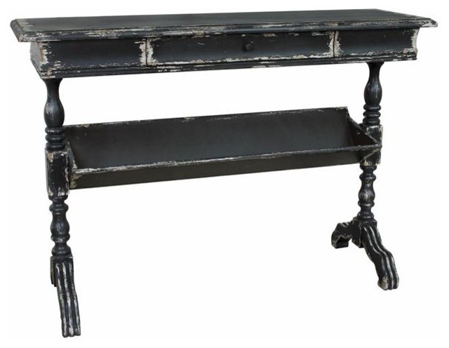 Distressed Grey Console Table Rustic Console Tables