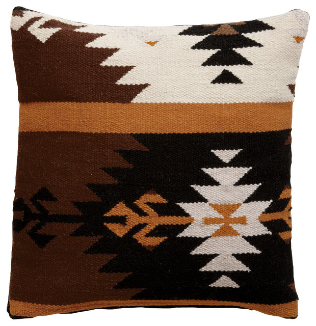 Southwestern Wool Pillow traditional-decorative-pillows