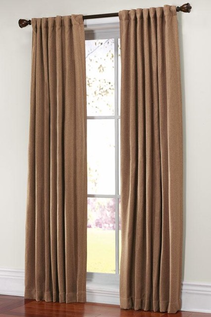 Martha Stewart Living™ Thermal Tweed Drapery Panel - Traditional - Curtains