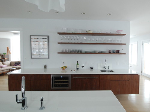 Módulos altos con puertas Vs Estantes abiertos en tu cocina | Espaintegral