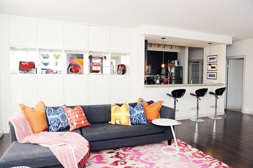 Colourful Modern Eclectic Great Room