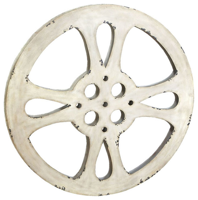 Hollywood Vintage Metal Film Reel Wall Art Industrial Wall