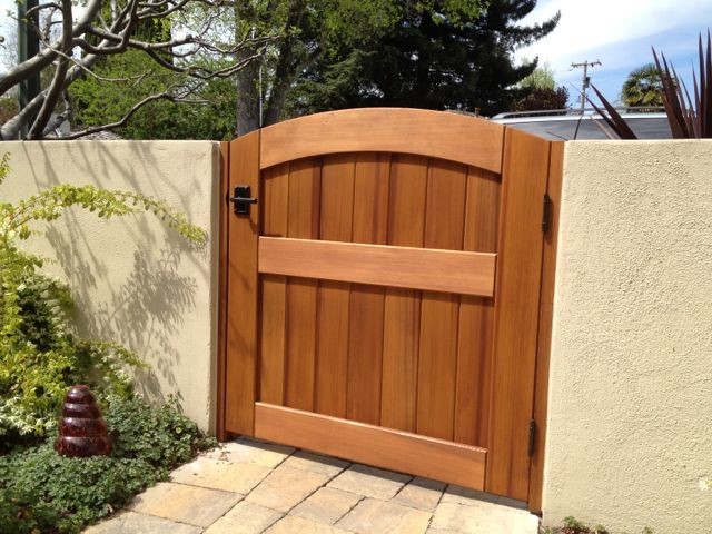 Signature Wooden Garden Gate - Traditional - Home Fencing & Gates