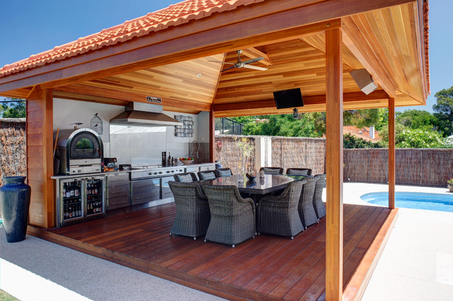 Stainless Steel outdoor alfresco kitchen Perth - Modern - Perth - by