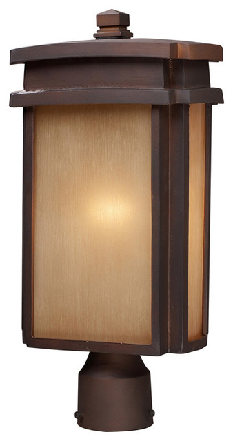Sedona Outdoor Post Light - Modern - Lamp Posts - by Lightology