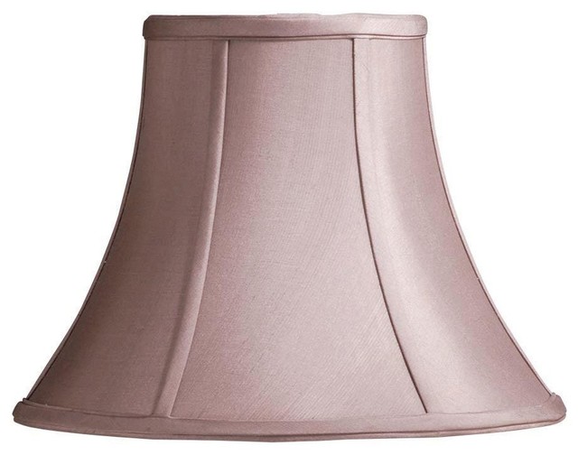 Laura Ashley Lamp Shades Charlotte 7 in. Mauve Bell Clip Shade Purple