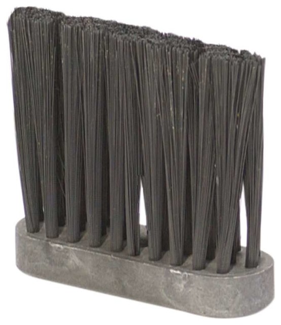 Uniflame 4" Nylon Brush Head Traditional Fireplace Tools by